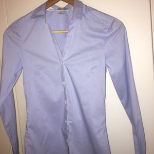 Light blue button down long sleeve